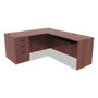 Alera Valencia Series Straight Front Desk Shell, 65" x 29.5" x 29.63", Medium Cherry