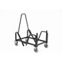 HON Motivate HMSCART Chair Cart - Steel - Black - For 40 Devices