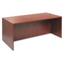 Alera Valencia Series Straight Front Desk Shell, 71" x 35.5" x 29.63", Medium Cherry