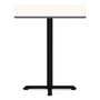 Alera Reversible Laminate Table Top, Square, 35.38w x 35.38d, White/Gray (ALETTSQ36WG) View Product Image