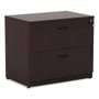 Alera Valencia Series Lateral File, 2 Legal/Letter-Size File Drawers, Mahogany, 34" x 22.75" x 29.5"