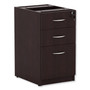Alera Valencia Series Full Pedestal File, Left/Right, 3-Drawers: Box/Box/File, Legal/Letter, Espresso, 15.63" x 20.5" x 28.5"