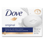 Dove White Beauty Bar, Light Scent, 2.6 oz, 36/Carton (UNI61073CT) View Product Image