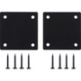 Lorell Mounting Plate for Modular Device - Black - Iron