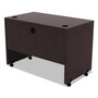 Alera Valencia Series Mobile Workstation Desk, 41.38" x 23.63" x 30", Mahogany