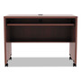 Alera Valencia Series Mobile Workstation Desk, 41.38" x 23.63" x 30", Medium Cherry
