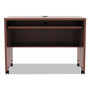 Alera Valencia Series Mobile Workstation Desk, 41.38" x 23.63" x 30", Medium Cherry (ALEVA204224MC) View Product Image