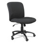 Uber Big/tall Series Mid Back Chair, Fabric, Supports Up To 500 Lb, 18.5" To 22.5" Seat Height, Black (SAF3491BL)