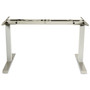 Alera AdaptivErgo Sit-Stand Two-Stage Electric Height-Adjustable Table Base, 48.06" x 24.35" x 27.5" to 47.2", Gray
