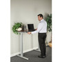 Alera AdaptivErgo Sit-Stand Two-Stage Electric Height-Adjustable Table Base, 48.06" x 24.35" x 27.5" to 47.2", Gray (ALEHT2SSG) View Product Image