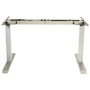 Alera AdaptivErgo Sit-Stand Two-Stage Electric Height-Adjustable Table Base, 48.06" x 24.35" x 27.5" to 47.2", Gray