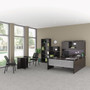 Alera Valencia Series Bookcase, Six-Shelf, 31.75w x 14d x 80.25h, Espresso