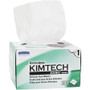Kimtech Kimwipes, Delicate Task Wipers, 1-Ply, 4.4 x 8.4, Unscented, White, 286/Box, 60 Boxes/Carton (KCC34155CT) View Product Image