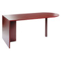Alera Valencia Series D-Top Desk, 71" x 35.5" x 29.63", Mahogany