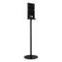 Vulcan Hand Sanitizer Stand, 12" dia x 48" h, Black (GN1102468401BA) View Product Image