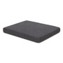 Alera Pedestal File Seat Cushion, 14.88 x 19.13 x 2.13, Smoke