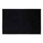 Ghent Aluminum-Frame Recycled Rubber Bulletin Boards, 72.5" x 48.5", Confetti Surface, Satin Aluminum Frame