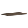 HON Coze Writing Desk Worksurface, Rectangular, 42" x 24", Florence Walnut
