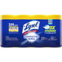 Lysol 4-pack Disinfecting Wipes - Lemon Lime Scent - Pre-moistened, Antibacterial, Disinfectant - White - 80/Tub