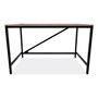 Alera Industrial Series Table Desk, 47.25" x 23.63" x 29.5", Modern Walnut