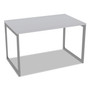 Alera Open Office Desk Series Adjustable O-Leg Desk Base, 47.25 to 70.78w x 29.5d x 28.5h, Silver (ALELSTB30GR) View Product Image