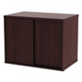 Alera Open Office Low Storage Cab Cred, 29.5w x 19.13d x 22.78h, Mahogany (ALELS593020MY) View Product Image