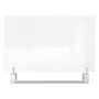 Ghent Clear Partition Extender with Attached Clamp, 29 x 3.88 x 30, Thermoplastic Sheeting