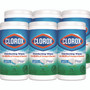 Clorox Disinfecting Wipes, Bleach Free Cleaning Wipes, 1-Ply, 7 x 8, Fresh Scent, White, 75/Canister, 6 Canisters/Carton