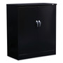 Alera Assembled 42" High Heavy-Duty Welded Storage Cabinet, Two Adjustable Shelves, 36w x 18d, Black (ALECM4218BK) View Product Image