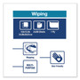 Tork Paper Wiper Plus, 9.8 x 15.2, White, 300/Roll, 2 Rolls/Carton