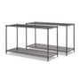Alera All-Purpose Wire Shelving Starter Kit, Four-Shelf, 60w x 24d x 72h, Black Anthracite Plus