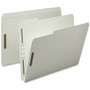 Nature Saver 1/3 Tab Cut Letter Recycled Fastener Folder - 8 1/2" x 11" - 2" Expansion - 2 Fastener(s) - 2" for Folder - Top Tab Location