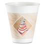 Dart ThermoGlaze 12 oz Design Insulated Foam Cups - 12 fl oz - (DCC12X16G)