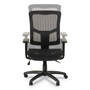 Alera Elusion II Series Suspension Mesh Mid-Back Synchro Seat Slide Chair, Supports 275 lb, 16.34" to 20.35" Seat, Black