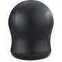 Safco Zenergy Vinyl Swivel Ball Chair - Black Vinyl - Polyester