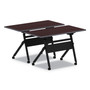 Alera Flip and Nest Table Base, 32.25w x 23.63d x 28.5h, Black (ALEVA7243BK) View Product Image