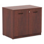 Alera Valencia Series Storage Cabinet, 34.13w x 22.78d x 29h, Medium Cherry (ALEVA613622MC) View Product Image
