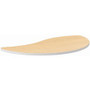 HON Build Series Wisp Shape Tabletop - Wisp Top - 25" to 34" Adjustment x 54" Width x 30" Depth - Natural Maple