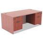 Alera Valencia Series Hanging Pedestal File, Left/Right, 2-Drawer: Box/File, Legal/Letter, Cherry, 15.63 x 20.5 x 19.25