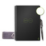 Rocketbook Core Smart Notebook, Dotted Rule (4 sq/in), Black Cover, (18) 8.8 x 6 Sheets