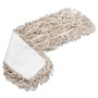 Boardwalk Mop Head, Dust, Cotton, 24 x 3, White