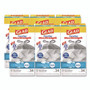 Glad ForceFlex MaxStrength Tall Kitchen Drawstring Trash Bags, 13 gal, Fresh Clean Scent, 24 x 28, White, 34/Box, 6 Boxes/Carton
