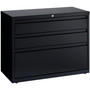 Lorell Lateral File Cabinet, 3-Drawer, 36"x18-5/8"x28", Black (LLR60929) View Product Image