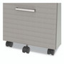 Linea Italia Urban Mobile File Pedestal, Left or Right, 2-Drawers: Box/File, Legal/A4, Ash, 16" x 15.25" x 23.75" (LITUR610ASH) View Product Image