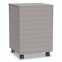 Linea Italia Urban Mobile File Pedestal, Left or Right, 2-Drawers: Box/File, Legal/A4, Ash, 16" x 15.25" x 23.75" (LITUR610ASH) View Product Image