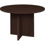 Lorell Prominence Round Laminate Conference Table (LLRPT42RES) View Product Image