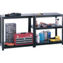 Safco Boltless Steel Shelving, Five-Shelf, 36w x 18d x 72h, Black (SAF5245BL) View Product Image