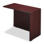 Alera Valencia Series Reversible Return/Bridge Shell, 42w x 23.63d x 29.5h. Mahogany