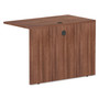 Alera Valencia Series Reversible Return/Bridge Shell, 42w x 23.63d x 29.5h, Modern Walnut