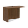 Alera Valencia Series Reversible Return/Bridge Shell, 42w x 23.63d x 29.5h, Modern Walnut
